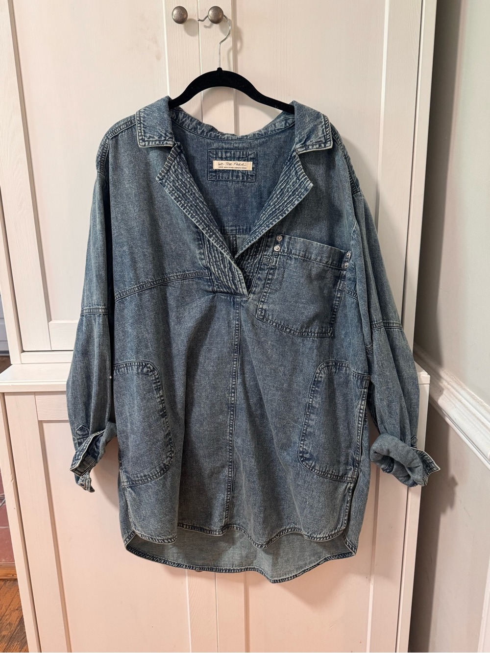 Free People denim tunic